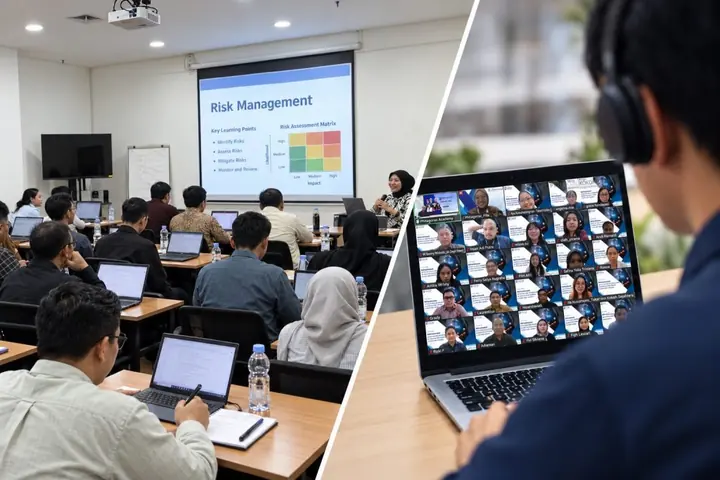 Kelas blended: sesi kelas dan online